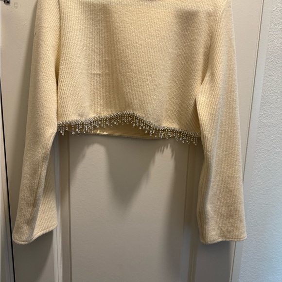 Lot of Two Zara cropped long sleeve tops - Picture 3 of 6